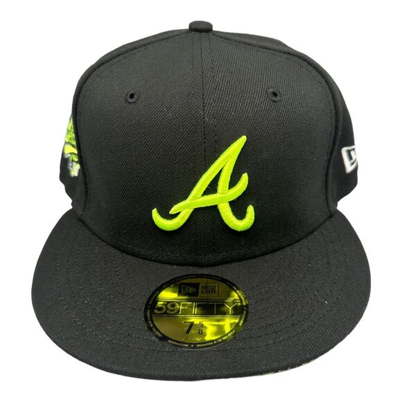 New Era 59Fifty Atlanta Braves 1995 World Series Summer Pop Men's 7 5/8 NWT - Picture 2 of 9